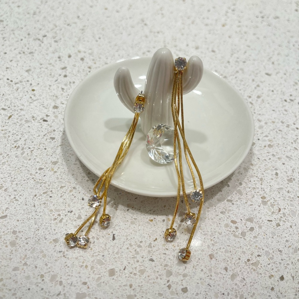 Dipped In 10k Gold Earrings - image 2